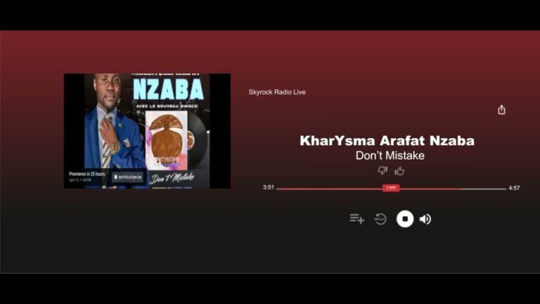 Don&rsquo;t mistake de kharYsma était diffusé sur skyrock