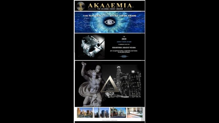 2020 Artist Vision Award kharYsma Arafat NZABA